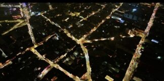 Realiza Ayuntamiento de Xalapa, la renovación del alumbrado público en el Centro Histórico.