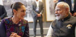 En G7, conversan Presidenta Claudia Sheinbaum y primer ministro de India, Narendra Modi, sobre inversiones científicas y tecnológicas