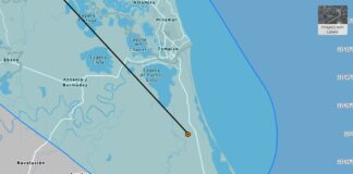 Barry toca tierra en Tampico Alto, Veracruz