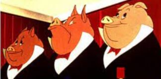 Donde los animales votan, pero los cerdos mandan.