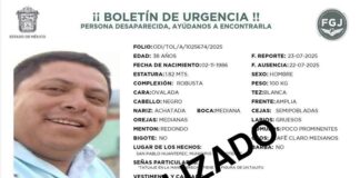 Luego de bloqueos encuentran a coordinador de ACME tras ser levantado por grupo armado en Edomex
