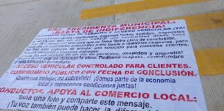 Comerciantes establecidos de Araucarias urgieron término de la obra en la zona.