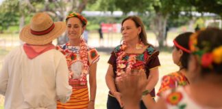 Afirma Rocío Nahle que por primera vez comunidades indígenas tienen poder de decisión.
