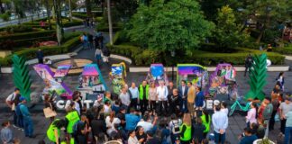 Develan Letras Turísticas de Xalapa en el Parque Juárez