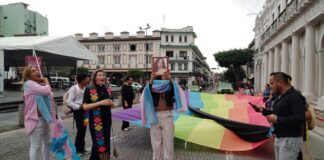 Comunidad de diversidad sexual marcharon para exigir justicia a víctimas de transfeminicidio. .