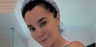 Martha Higareda comparte la primera foto de su bebé.