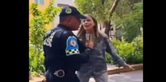 Policía de CDMX presenta denuncia contra mujer argentina que lo discriminó.