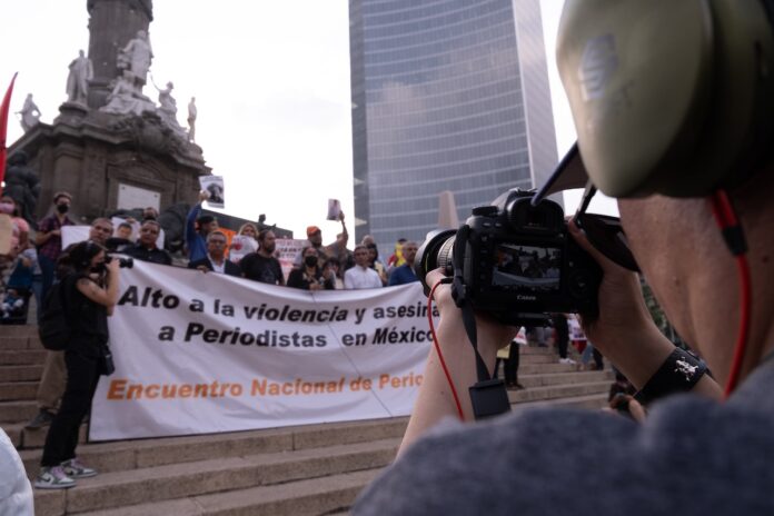 Protesta-periodistas Articulo 19