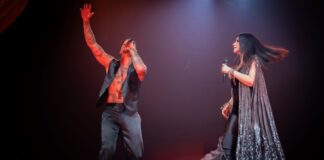 Rauw Alejandro y Laura Pausini juntos en Milán con “Se Fue”.