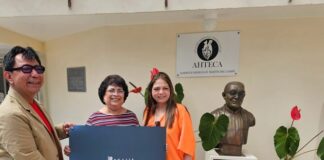 Producto de la Subasta AHTECA por parte de la Galería-Museo Realia entrega Donativo