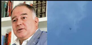 Gracias al INE un dron acecha a Héctor de Mauleón .