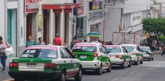 Así serían las tarifas de taxis con base en índice de inflación en Xalapa.