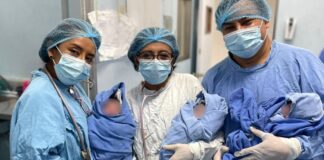 Nacen trillizos en Hospital Regional del IMSS Veracruz Sur .