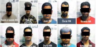 A 141 años sentencian a los 10 detenidos en el Rancho Izaguirre.