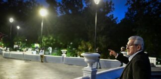 Supervisa Alberto Islas trabajos del Parque Juárez