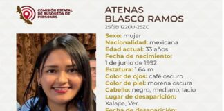 Localizan sin vida a Atenas Blasco Ramos reportada como desaparecida en Xalapa