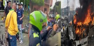 #Colombia: Un carro bomba explota cerca de base aérea, dejando decenas muertos y heridos.