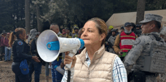 Crónica. Buscar en el Ajusco a Ana Ameli, su hija desaparecida.