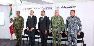 Confirma García Harfuch que fue decisión del Consejo de Seguridad nacional envío masivo de narcos .