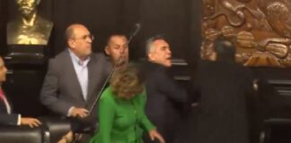 #ÚltimaHora #Video: Alito y Fernández Noroña terminan a golpes en sesión del Senado