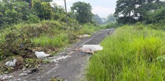 Hallan el cuerpo de una persona decapitada en el municipio de las Choapas, Veracruz.