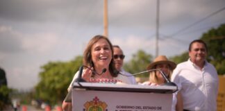 Cumple Rocío Nahle promesa de campaña con rehabilitación de tramo El Paralelo-Las Choapas
