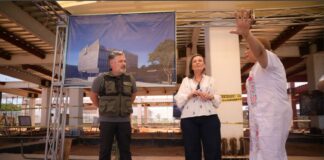 Gobernadora supervisa avances del Poder Judicial .