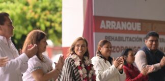 Cumple Rocío Nahle con Tezonapa: inicia pavimentación a Motzorongo con concreto hidráulico