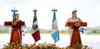 Presidenta Sheinbaum reafirma compromisos de México con Guatemala .