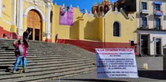 Proveedor del sector salud denuncia falta de pagos con protesta.