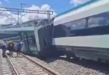 Mira lo que le pasó al Tren Maya; Pasajeros dicen que lo chocó otro tren