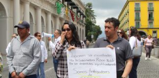 Denuncian que seis trabajadores de la SEDEMA fueron víctimas de despedido injustificado.