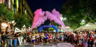Ciudad de Xalapa celebra el Día Mundial del Turismo con la Carrera de Color.