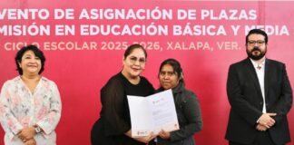 Asigna SEV 136 plazas federales definitivas.