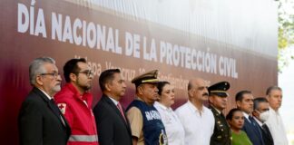 Asiste Alberto Islas a conmemoración del Día Nacional de la Protección Civil