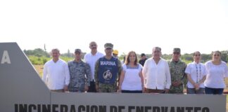 Participa Gobernadora en acto de incineración de enervantes.