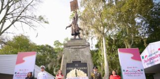 A 215 años de independencia, México mantiene viva su libertad y soberanía: Rocío Nahle