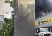 Incendio en Coppel de Las Choapas deja dos personas con quemaduras.