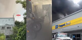Incendio en Coppel de Las Choapas deja dos personas con quemaduras.