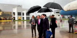 Marco Rubio llega a México en su primera visita oficial a México.