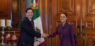 Anuncia Claudia Sheinbaum acuerdo con Marco Rubio sobre seguridad Fronteriza.