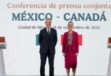 Presidenta Sheinbaum y primer ministro Carney anuncian Plan de Acción México-Canadá 2025-2028,