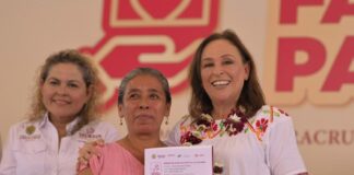 Con programas sociales, Rocío Nahle respalda a las familias de la región Totonaca