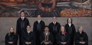 Cuestionan en redes por presunta cena en restaurante fífi de ministros y ministras de la SCJN