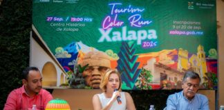 Invita Ayuntamiento de Xalapa a participar en la carrera Tourism Color Run Xalapa 2025