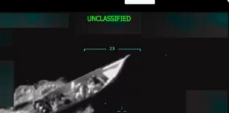 Casa Blanca difunde #Video del disparo letal a una lancha con droga y 11 sicarios del tren de Aragua.