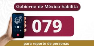 Gobierno de México habilita el 079 para localización y búsqueda de personas por contingencia