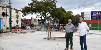 Supervisa Alberto Islas obra pública 2025