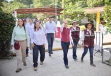 Claudia Sheinbaum y Rocío Nahle trabajan juntas por la recuperación de Álamo.
