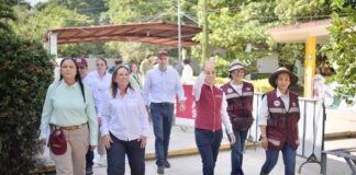 Claudia Sheinbaum y Rocío Nahle trabajan juntas por la recuperación de Álamo.